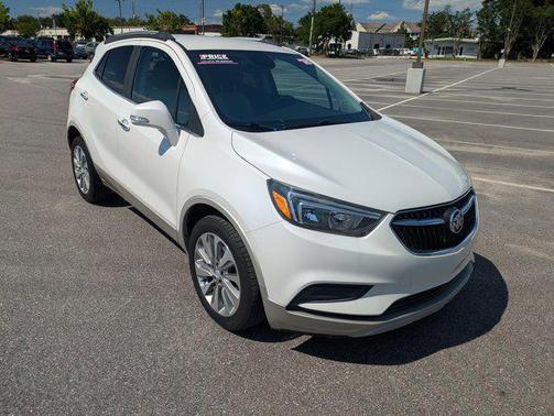 White Frost Tricoat 2018 Buick Encore Preferred