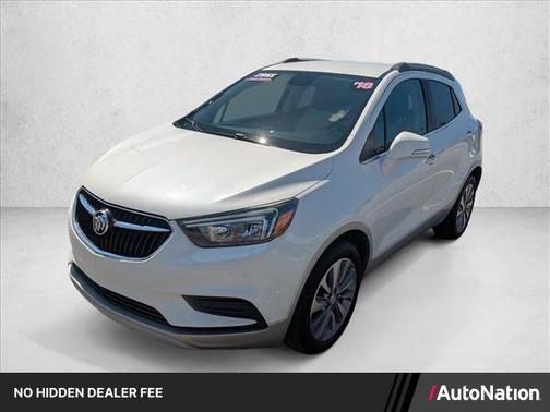 White Frost Tricoat 2018 Buick Encore Preferred