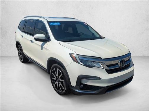 White Diamond Pearl 2019 Honda Pilot Touring 8-Passenger