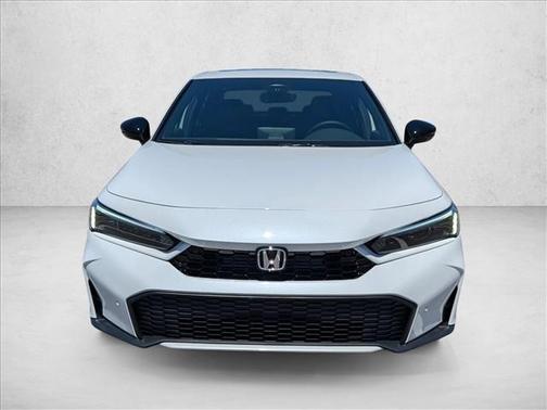 Platinum White Pearl 2026 Honda Civic Hybrid Sport Touring