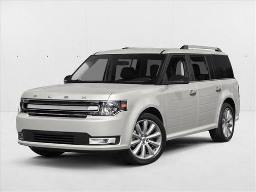 White Platinum Metallic Tri-Coat 2018 Ford Flex SEL