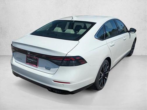 Platinum White Pearl 2026 Honda Accord Hybrid Touring
