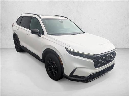 Platinum White Pearl 2026 Honda CR-V Hybrid Sport FWD