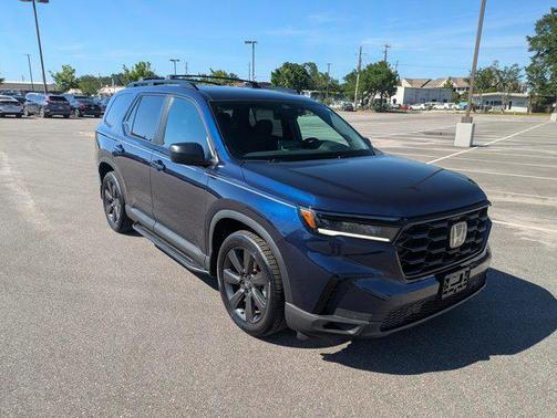 Obsidian Blue Pearl 2023 Honda Pilot AWD Sport