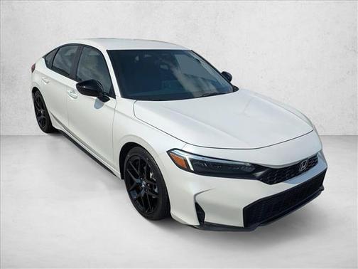 Platinum White Pearl 2026 Honda Civic Sport