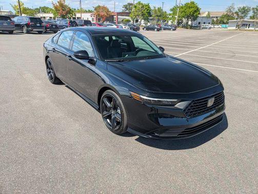 Crystal Black Pearl 2026 Honda Accord Hybrid Sport-L