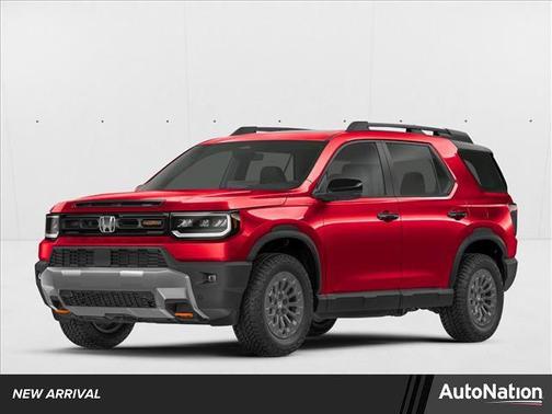 Radiant Red Metallic II 2026 Honda Passport AWD TrailSport Elite Blackout