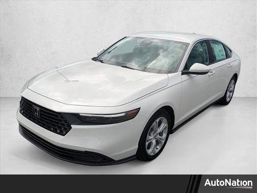 Platinum White Pearl 2026 Honda Accord LX 1.5T