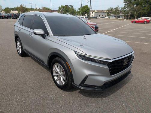 Lunar Silver Metallic 2024 Honda CR-V EX 2WD