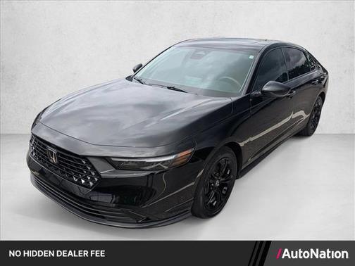 Crystal Black Pearl 2025 Honda Accord SE