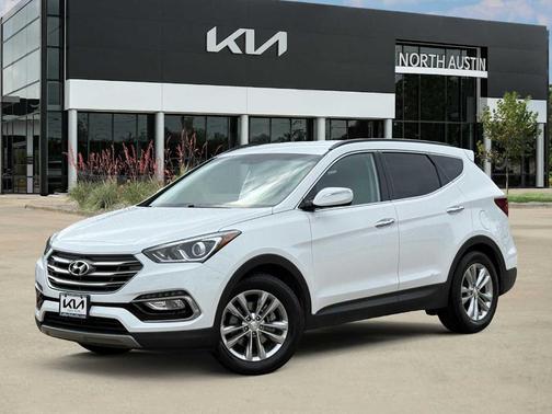 Frost White Pearl 2017 Hyundai Santa Fe Sport 2.0L Turbo