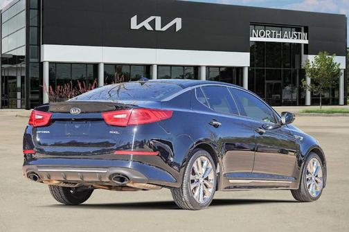 Ebony Black 2015 Kia Optima SXL Turbo