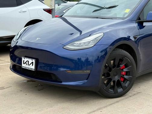 Blue 2020 Tesla Model Y Long Range
