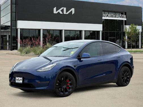 Blue 2020 Tesla Model Y Long Range