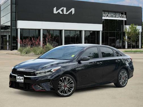 Aurora Black 2022 Kia Forte GT