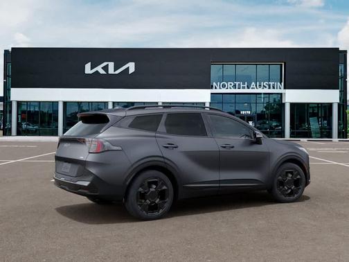 Gray 2026 Kia Sportage Hybrid X-Line