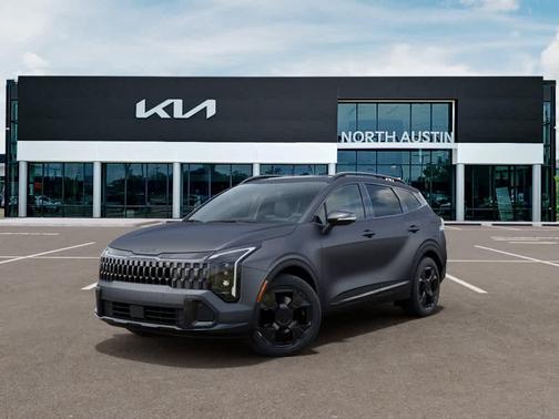 Gray 2026 Kia Sportage Hybrid X-Line