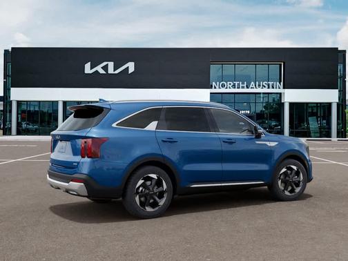 Mineral Blue 2026 Kia Sorento Hybrid EX