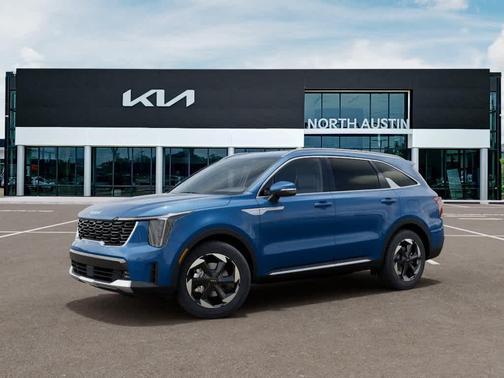 Mineral Blue 2026 Kia Sorento Hybrid EX