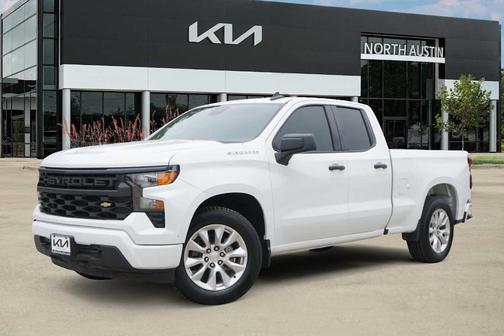 Summit White 2023 Chevrolet Silverado 1500 Custom
