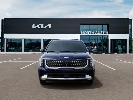 Blue 2026 Kia Carnival Hybrid LXS