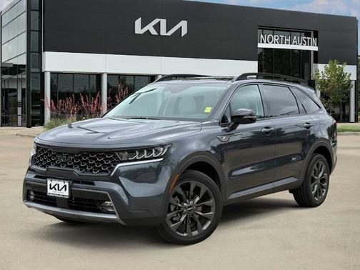 Gray 2022 Kia Sorento X-Line EX