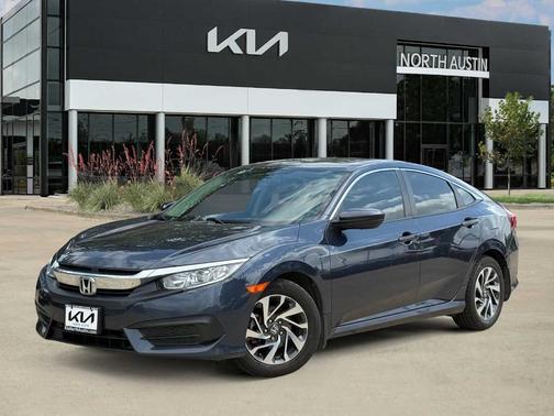 Black 2017 Honda Civic EX