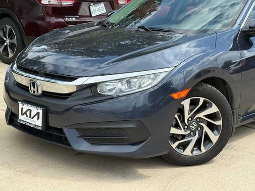 Black 2017 Honda Civic EX
