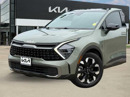 Jungle Green 2024 Kia Sportage Plug-In Hybrid X-Line