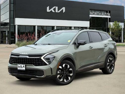 Jungle Green 2024 Kia Sportage Plug-In Hybrid X-Line