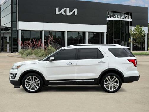White Platinum Tri-Coat Metallic 2016 Ford Explorer Limited