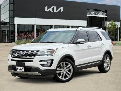White Platinum Tri-Coat Metallic 2016 Ford Explorer Limited