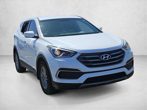 Pearl White 2018 Hyundai Santa Fe Sport 2.4L