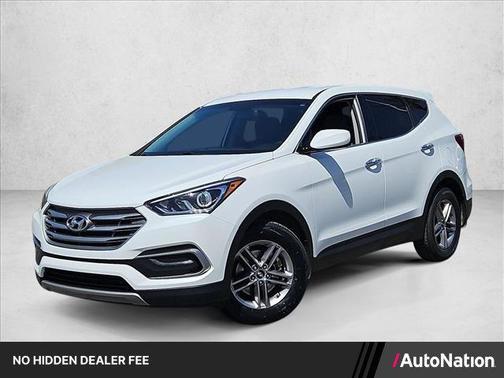 Pearl White 2018 Hyundai Santa Fe Sport 2.4L