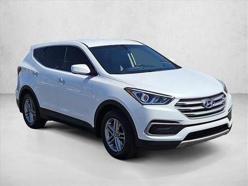 Pearl White 2018 Hyundai Santa Fe Sport 2.4L