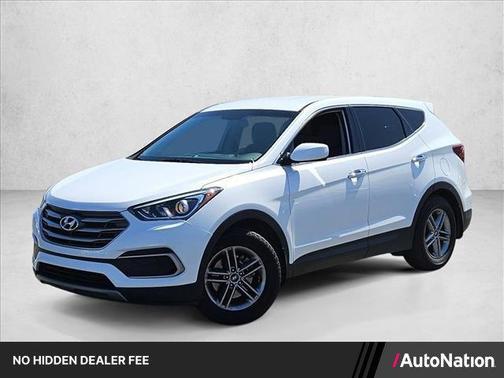 Pearl White 2018 Hyundai Santa Fe Sport 2.4L