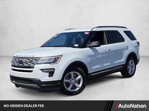Oxford White 2018 Ford Explorer XLT