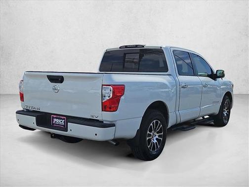 Glacier White 2021 Nissan Titan SV