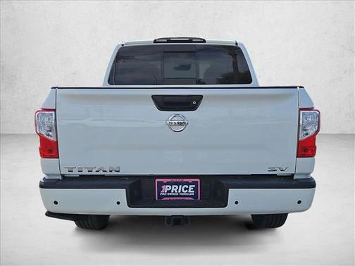 Glacier White 2021 Nissan Titan SV