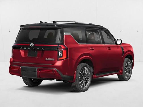 Coulis Red Pearl/Super Black 2026 Nissan Armada Platinum Reserve