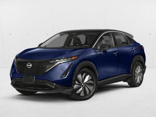 Deep Ocean Blue Pearl/Black Diamond Pearl 2024 Nissan ARIYA ENGAGE