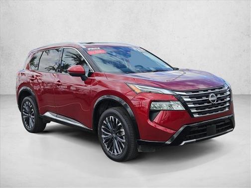 Scarlet Ember Tintcoat 2025 Nissan Rogue Platinum