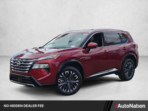 Scarlet Ember Tintcoat 2025 Nissan Rogue Platinum