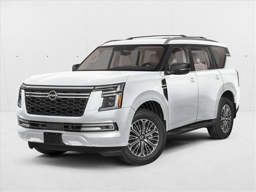 Aspen White Tricoat 2026 Nissan Armada Platinum