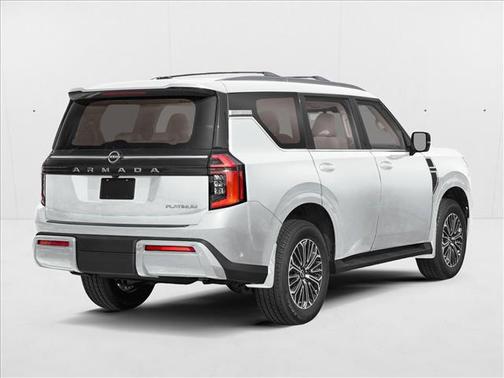 Aspen White Tricoat 2026 Nissan Armada Platinum