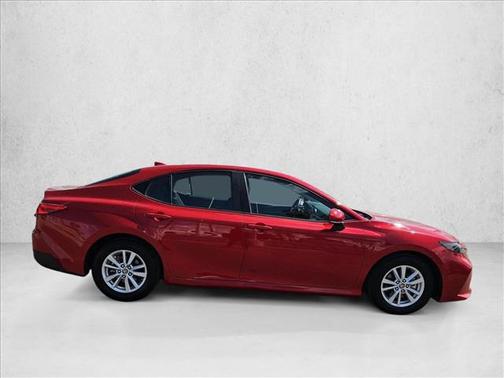 Supersonic Red 2025 Toyota Camry LE