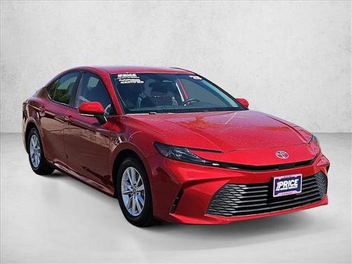Supersonic Red 2025 Toyota Camry LE