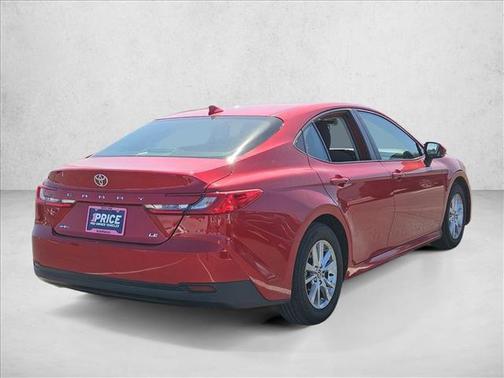 Supersonic Red 2025 Toyota Camry LE
