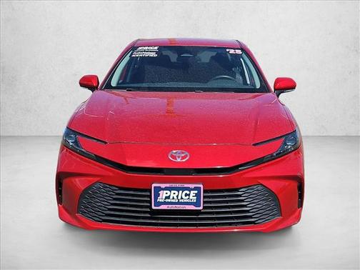 Supersonic Red 2025 Toyota Camry LE