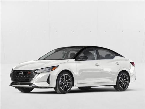 Aspen White Tricoat/Super Black 2024 Nissan Sentra SR